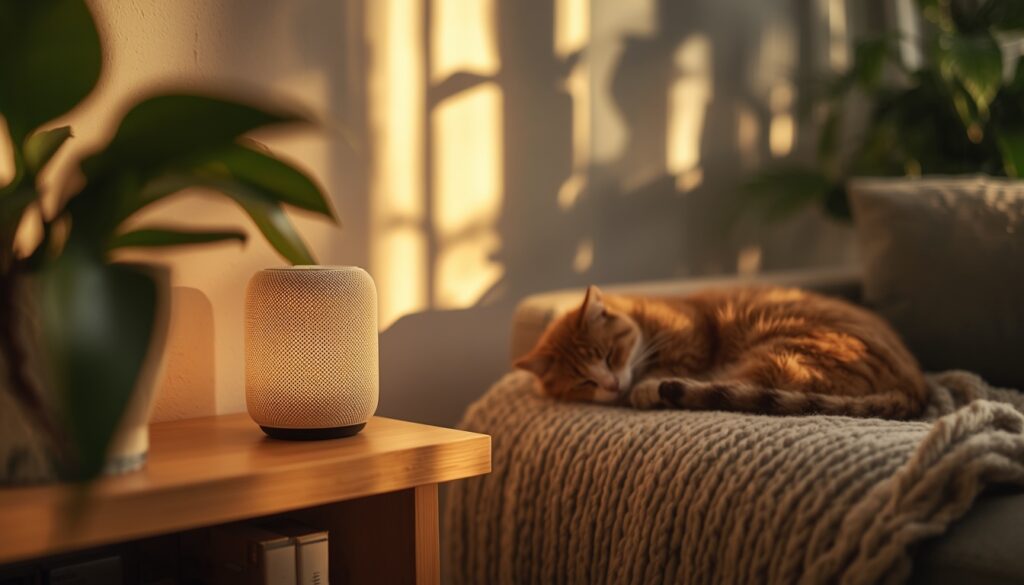 relax cat in the sofa