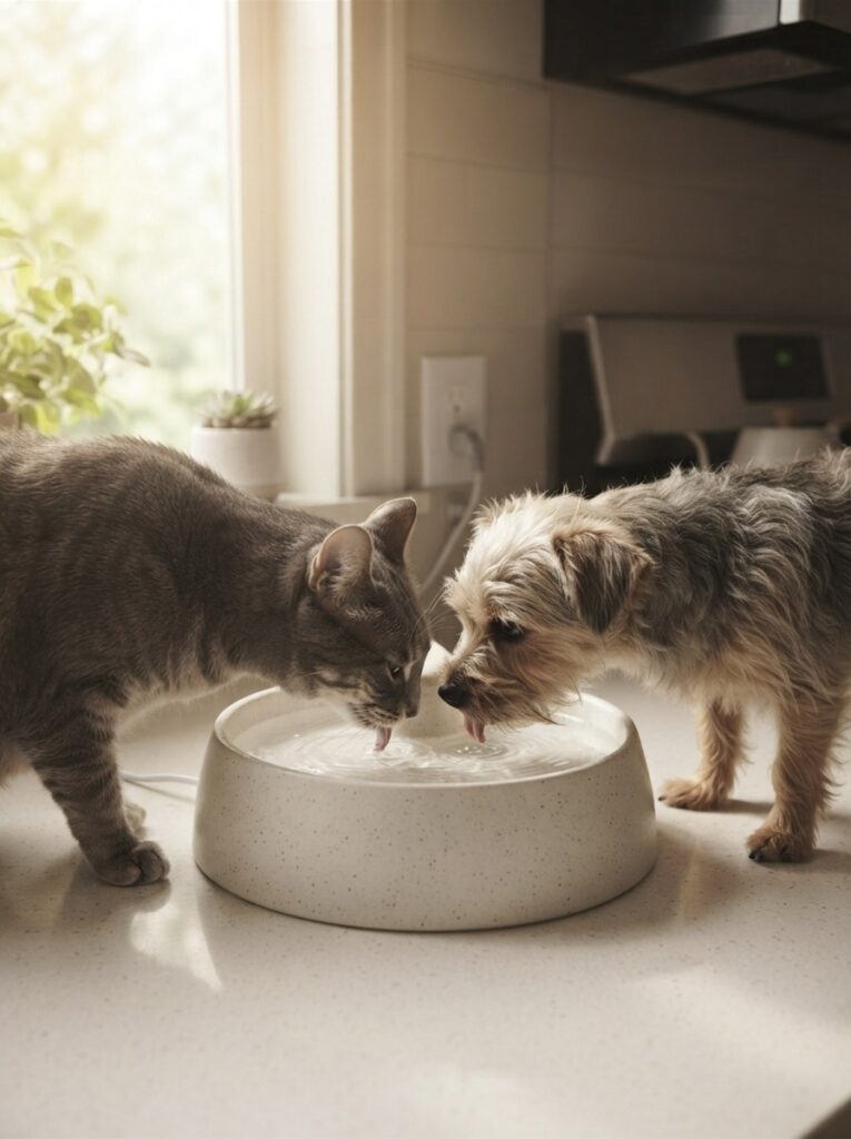 pet water fountain multi pet